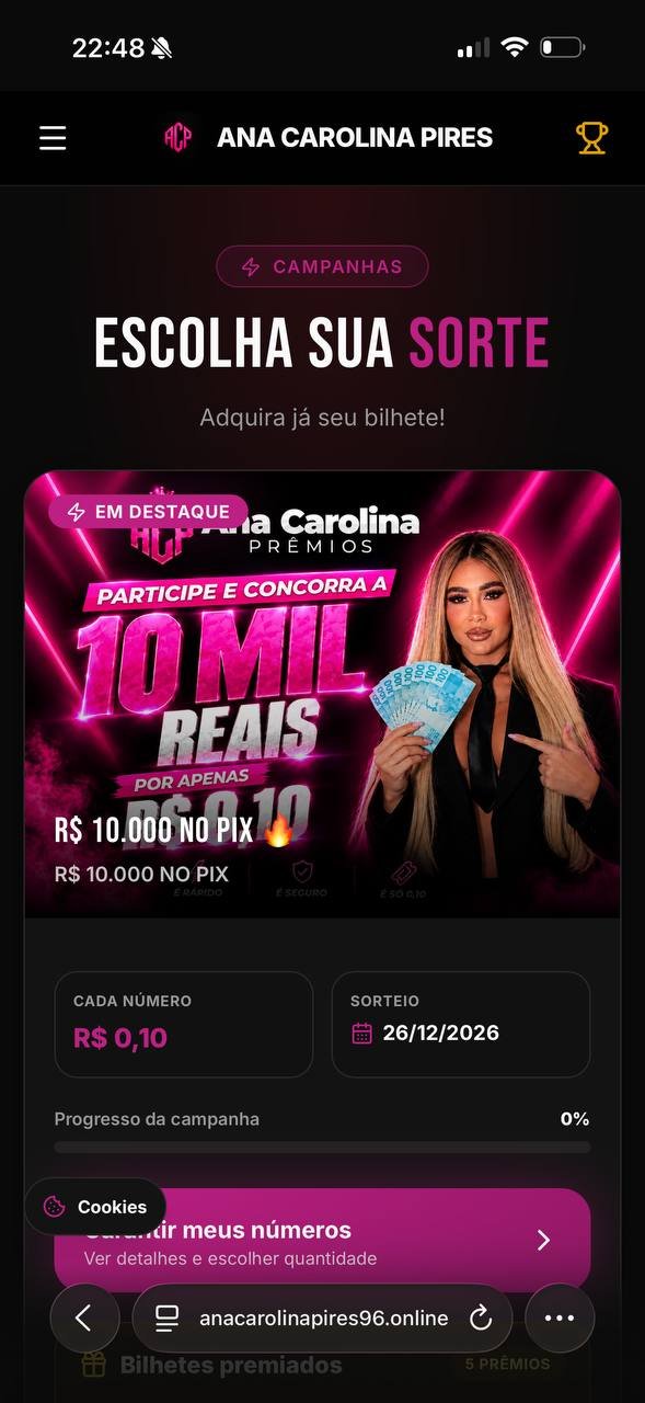 Rifa Ana Carolina Pires